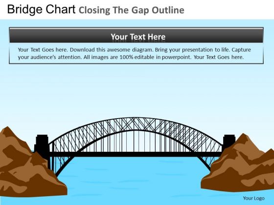 PowerPoint Templates Business Success Bridges Gap Ppt Designs