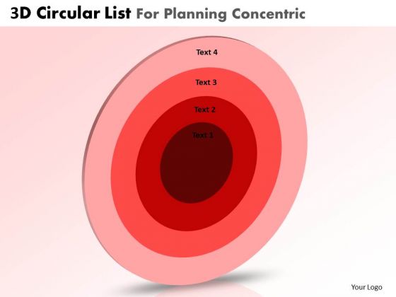 PowerPoint Templates Corporate Strategy 3d Circular Chart List Core Diagrams Ppt Presentation