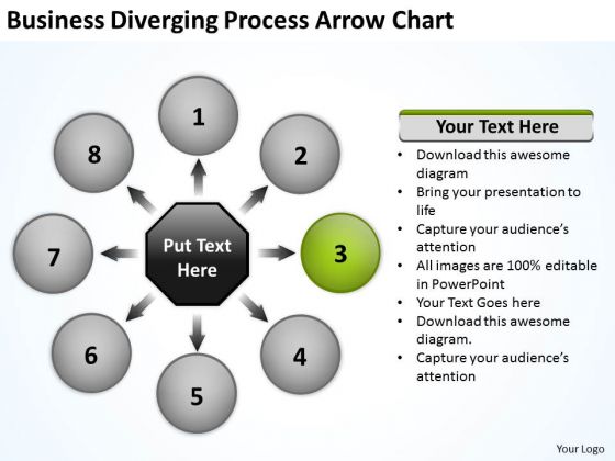 PowerPoint Templates Diverging Process Arrow Chart Ppt Target Network PowerPoint Templates Diverging Process Arrow Chart Ppt Target Network