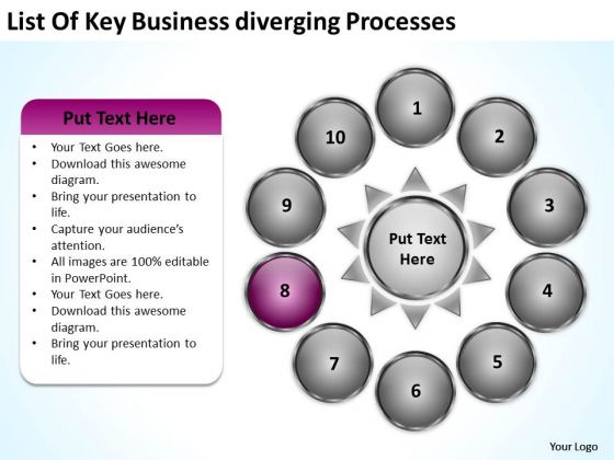 PowerPoint Templates Download Diverging Processes Cyle Circular Flow Diagram PowerPoint Templates Download Diverging Processes Cyle Circular Flow Diagram
