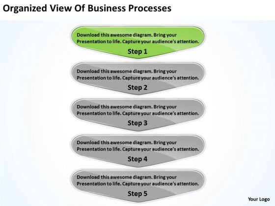PowerPoint Templates Download Processes Business Continuity Plan Slides