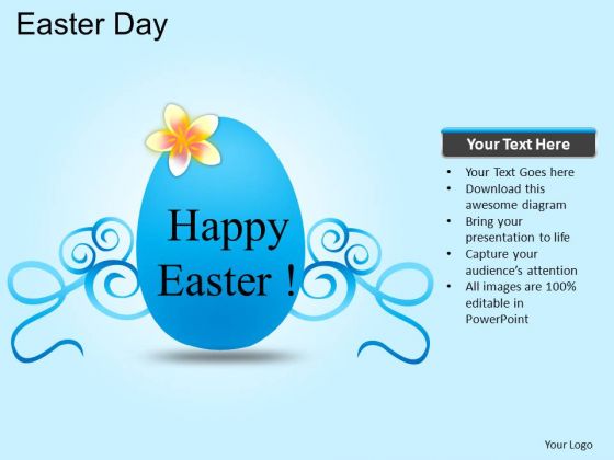 PowerPoint Templates Eggs Easter Day Ppt Template