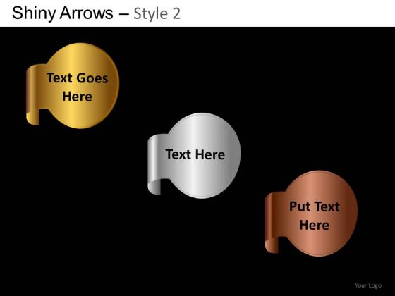 PowerPoint Templates Executive Designs Shiny Arrows 2 Ppt Templates