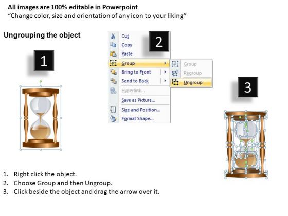 PowerPoint Templates Hourglass Concept Image designed colorful