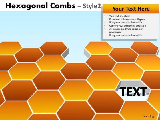 Hexagon Combs PowerPoint Templates Hexagon Combs PowerPoint Templates