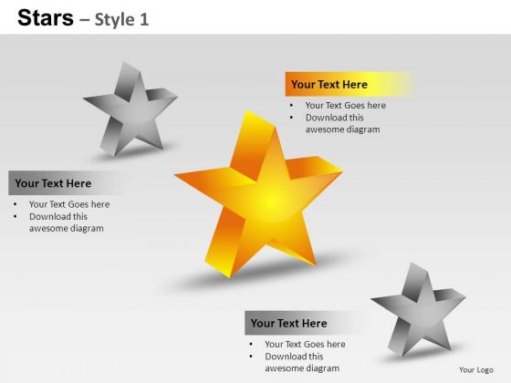 PowerPoint Templates Process Stars Ppt Themes