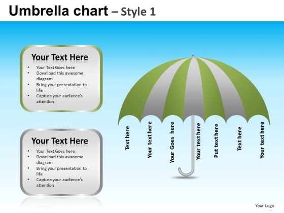 Umbrella Chart Powerpoint