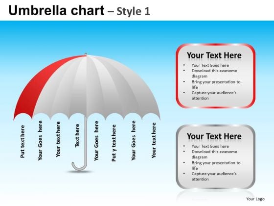 Umbrella Chart Powerpoint