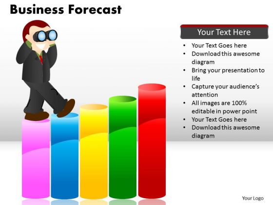 PowerPoint Theme Chart Business Forecast Ppt Slide