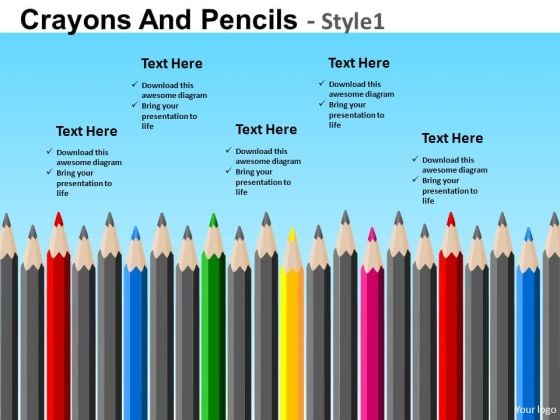 PowerPoint Theme Colorful Pencils Educational PowerPoint Templates PowerPoint Theme Colorful Pencils Educational PowerPoint Templates