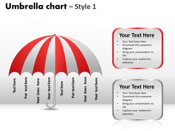 Umbrella Chart Powerpoint