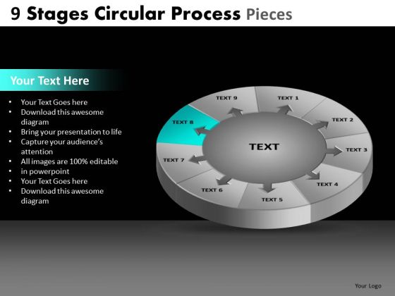 PowerPoint Theme Global Circular Process Ppt Layout - PowerPoint Templates