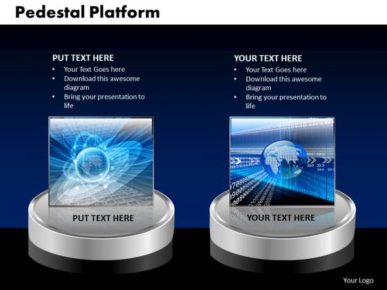 PowerPoint Theme Pedestal Platform Global Ppt Design PowerPoint Theme Pedestal Platform Global Ppt Design