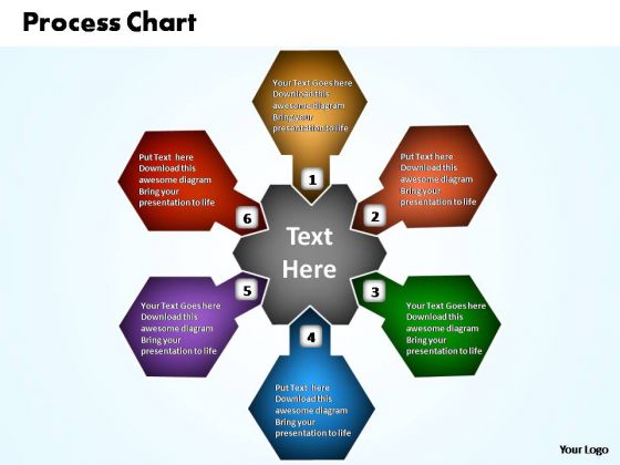 PowerPoint Theme Process Business Process Chart Ppt Slides