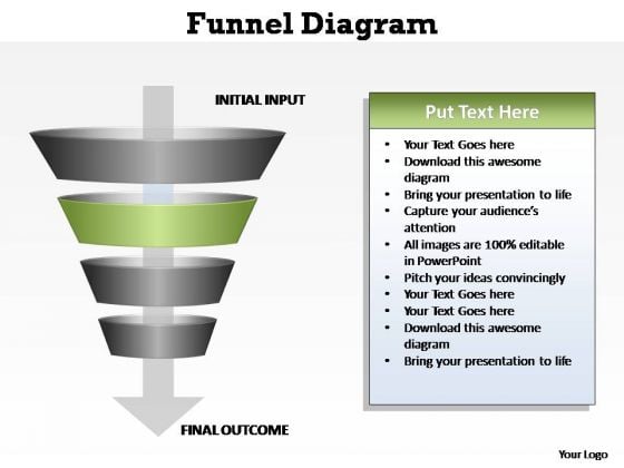 PowerPoint Theme Process Four Levels Of Filter Ppt Template PowerPoint Theme Process Four Levels Of Filter Ppt Template