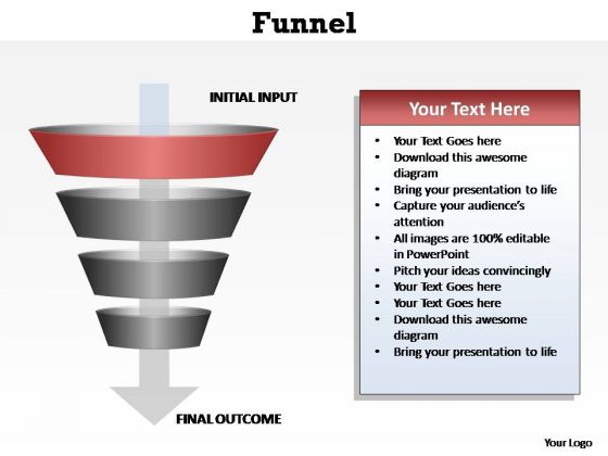 PowerPoint Theme Success Four Levels Of Filter Ppt Backgrounds PowerPoint Theme Success Four Levels Of Filter Ppt Backgrounds