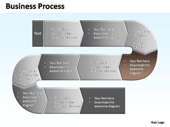 PowerPoint Themes Business Complex Business Process Ppt Templates