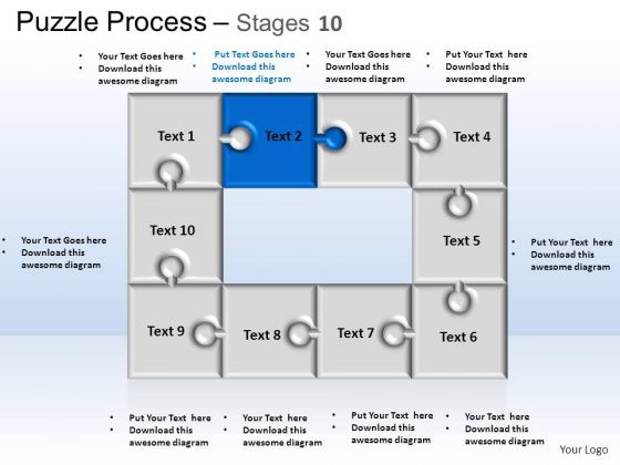 PowerPoint Themes Business Puzzle Process Ppt Process