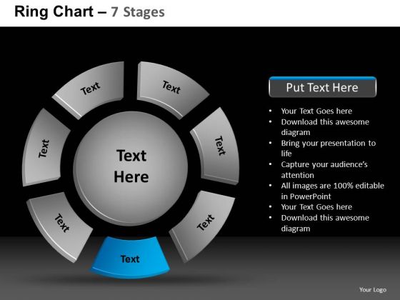 PowerPoint Themes Chart Ring Chart Ppt Layouts