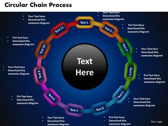 PowerPoint Themes Circular Chain Process Leadership Ppt Slides PowerPoint Themes Circular Chain Process Leadership Ppt Slides