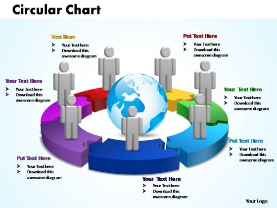 PowerPoint Themes Circular Chart With Globe Ppt Layouts PowerPoint Themes Circular Chart With Globe Ppt Layouts