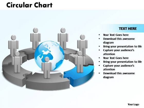 PowerPoint Themes Circular Chart With Globe Ppt Presentation PowerPoint Themes Circular Chart With Globe Ppt Presentation