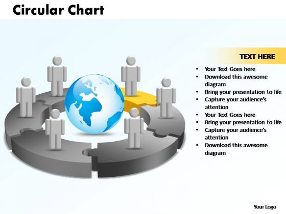 PowerPoint Themes Circular Chart With Globe Ppt Template PowerPoint Themes Circular Chart With Globe Ppt Template