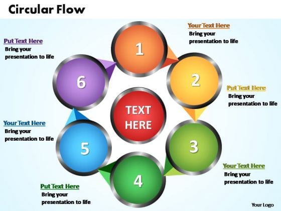 Circular Flow Chart Template