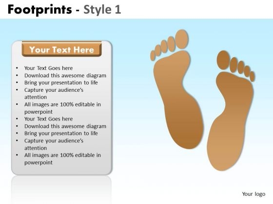 PowerPoint Themes Corporate Education Footprints Ppt Design Slides PowerPoint Themes Corporate Education Footprints Ppt Design Slides