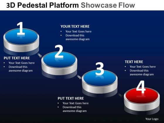 PowerPoint Themes Designs Process Pedestal Platform Showcase Ppt Slide PowerPoint Themes Designs Process Pedestal Platform Showcase Ppt Slide