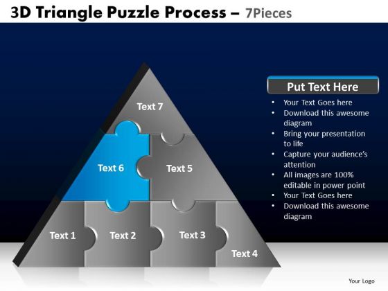 PowerPoint Themes Process Triangle Puzzle Ppt Slide PowerPoint Themes Process Triangle Puzzle Ppt Slide