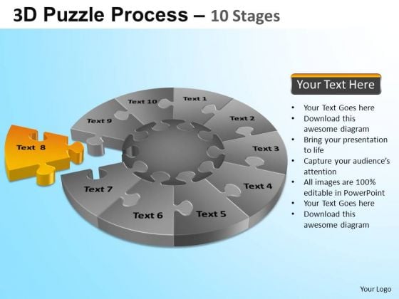 PowerPoint Themes Sales Puzzle Segment Pie Chart Ppt Slides PowerPoint Themes Sales Puzzle Segment Pie Chart Ppt Slides
