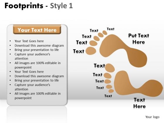PowerPoint Themes Strategy Footprints Ppt Design PowerPoint Themes Strategy Footprints Ppt Design