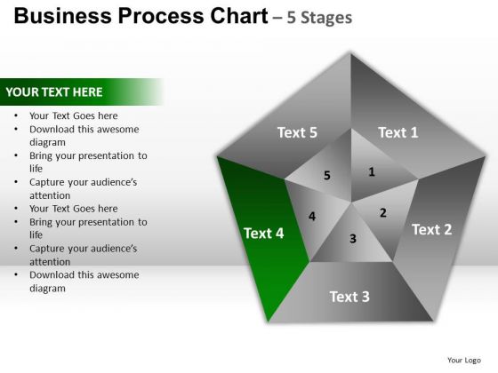 PowerPoint Themes Strategy Pentagon Pie Chart Ppt Template PowerPoint Themes Strategy Pentagon Pie Chart Ppt Template