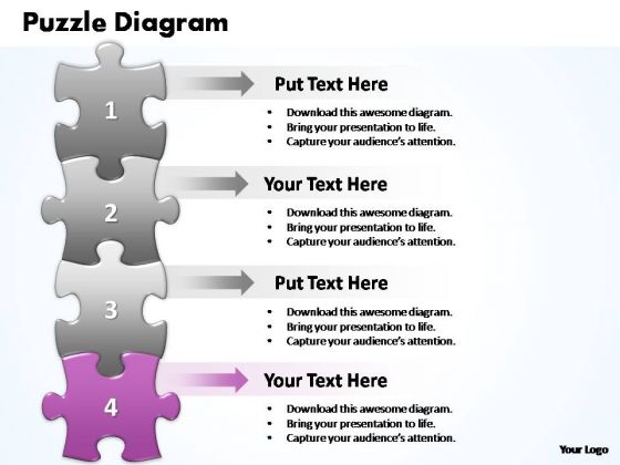 PowerPoint Themes Strategy Puzzle Piece Ppt Design