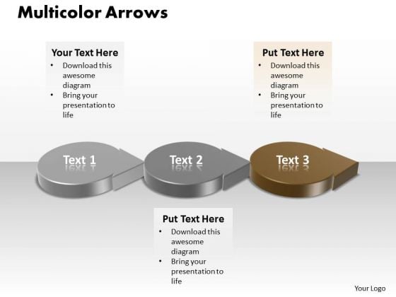 Ppt 3d Circular Arrows PowerPoint 2010 Showing Brown Stage Templates Ppt 3d Circular Arrows PowerPoint 2010 Showing Brown Stage Templates