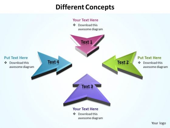 Ppt 4 Different Concepts Pointing Inwards PowerPoint Templates Ppt 4 Different Concepts Pointing Inwards PowerPoint Templates