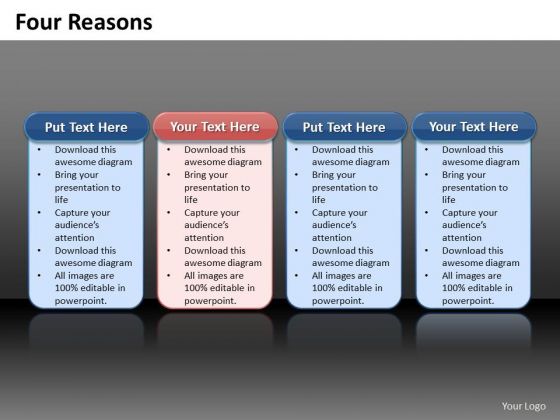 Ppt 4 Reasons You Should Buy From Us Process Tables Colorful PowerPoint Templates Ppt 4 Reasons You Should Buy From Us Process Tables Colorful PowerPoint Templates