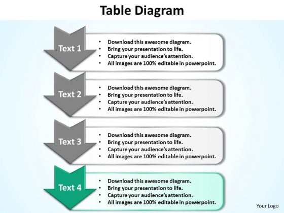 Ppt 4 Step Table Swim Lane Diagram PowerPoint Template Editable Business Templates Ppt 4 Step Table Swim Lane Diagram PowerPoint Template Editable Business Templates