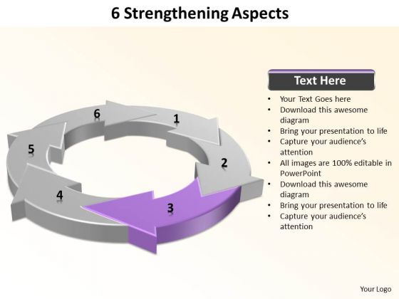 Ppt 6 Strengthening Aspects Free PowerPoint Templates 2010