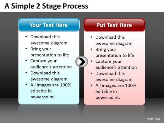 Ppt A Simple 2 Stage Process Editable Communication Skills Powerpoin Templates Ppt A Simple 2 Stage Process Editable Communication Skills Powerpoin Templates