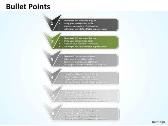 Ppt Arrows PowerPoint 2010 Pointing Vertical Downwards Templates