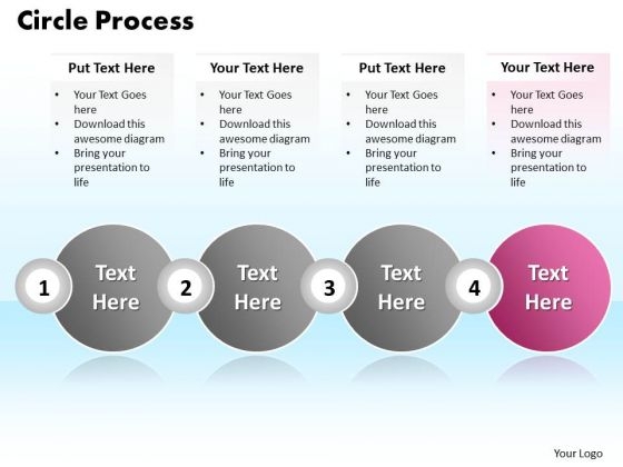 Ppt Circle Process Using Text Align Boxes PowerPoint 2010 4 Stages Templates Ppt Circle Process Using Text Align Boxes PowerPoint 2010 4 Stages Templates