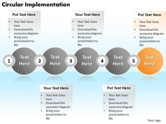 Ppt Circular Implementation Of 5 Create PowerPoint Macro Involved Procedure Templates Ppt Circular Implementation Of 5 Create PowerPoint Macro Involved Procedure Templates