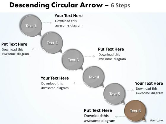 Ppt Circular Text PowerPoint 2010 Circles Descending Arrow 6 Steps Business Templates Ppt Circular Text PowerPoint 2010 Circles Descending Arrow 6 Steps Business Templates