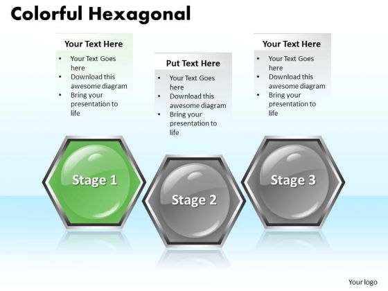 Ppt Colorful PowerPoint Templates Free Download Hexagonal Text Boxes 3 Stages Ppt Colorful PowerPoint Templates Free Download Hexagonal Text Boxes 3 Stages