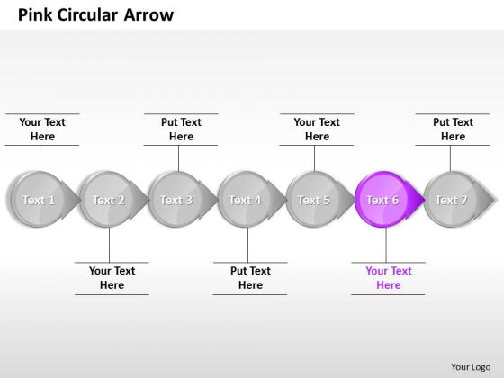 Ppt Consistent Purple Circular Arrow In Horizontal Line 7 Stages PowerPoint Templates Ppt Consistent Purple Circular Arrow In Horizontal Line 7 Stages PowerPoint Templates