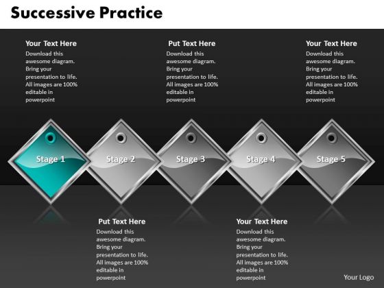 Ppt Cyan Diamond Successive Practice 5 State PowerPoint Project Diagram Templates Ppt Cyan Diamond Successive Practice 5 State PowerPoint Project Diagram Templates