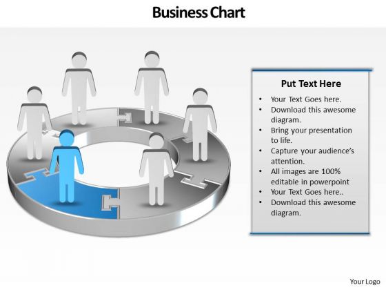 Ppt Demonstration Of 3d Pie Chart With Standing Busines Men PowerPoint Templates