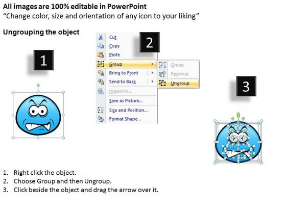 Ppt Emoticon Showing Angry Face PowerPoint Templates designed interactive